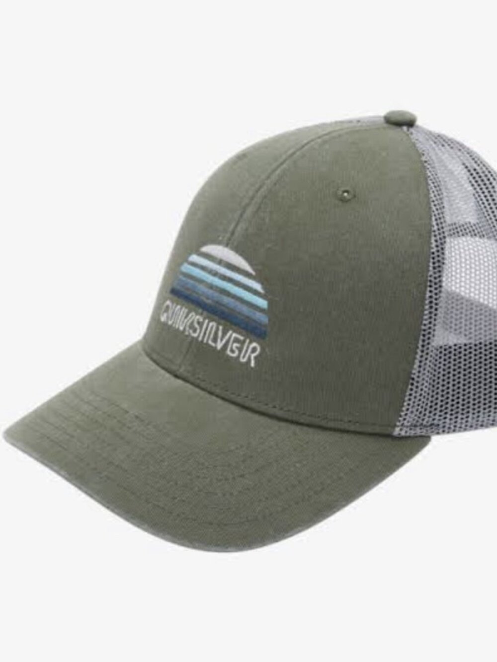 Quiksilver Stringer Trucker Hat in the "Four Leaf Clover" colorway